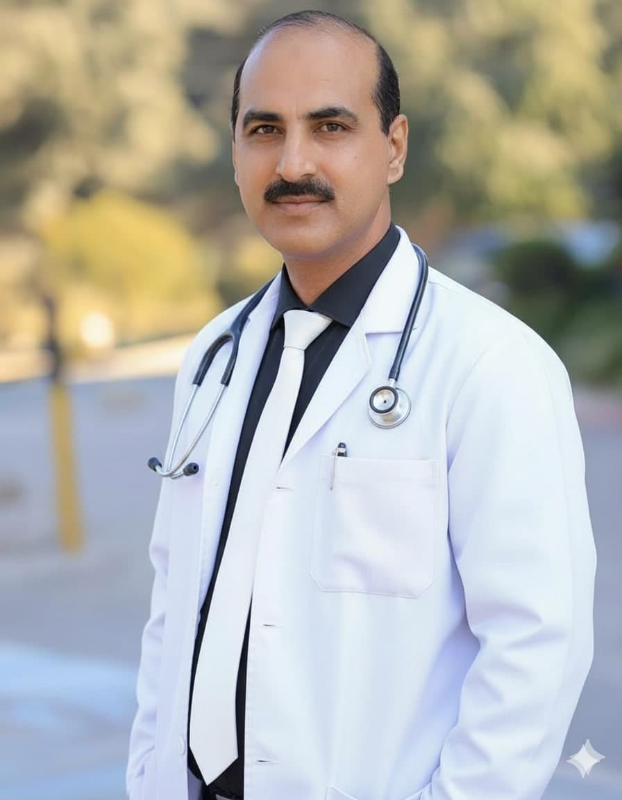 Professional healthcare team providing medical services